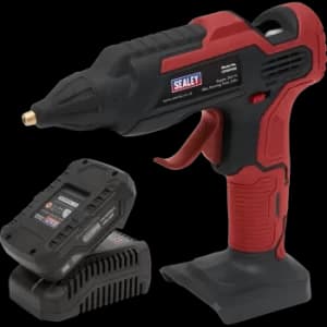 Sealey CP20VGG 20v Cordless Glue Gun 1 x 2ah Li-ion Charger Bag