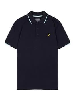 Lyle & Scott Golf Andrew Polo Shirt - Navy, Size 2XL, Men