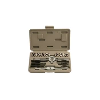 Tap & Die Set - Carbon Steel - 16 Piece - 1398 - Laser