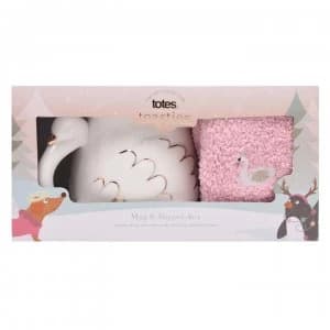 Totes Nov MugSock - Swan