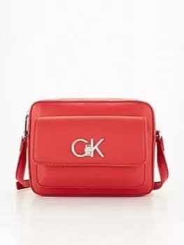 Calvin Klein Pocket Detail Camera Bag - Red