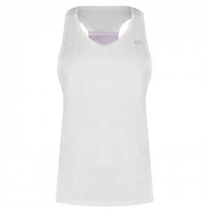 Calvin Klein Performance Relaxed Tank Top - 100 BrightWhite