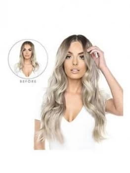 Beauty Works Double Hair Set Clip-In Extensions - New Root Blend Colour Collection 18" 100% Remy Hair - 180 Grams