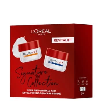 LOreal Paris Revitalift SPF Day & Night Cream Signature Collection Gift Set For Her (Worth £25.98)