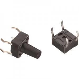 Wuerth Elektronik WS TSS 430186050716 Pushbutton 12 Vdc 0.05 A 1 x OffOn momentary