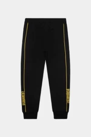 DSQUARED2 Kids Trousers Black Size 10 100% Cotton