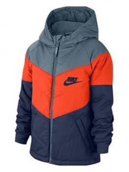 Boys, Nike Unisex Childrens NSW Synthetic Fill Jacket - Blue/Navy, Blue/Navy, Size L