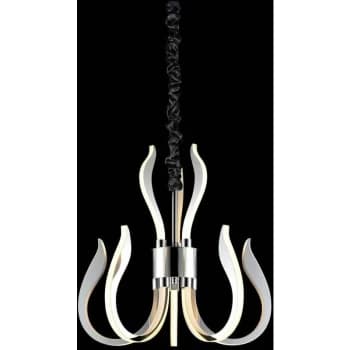 Versailles ceiling light LED Bulbs 66W, 3166lm, 3000K polished chrome / arylic white