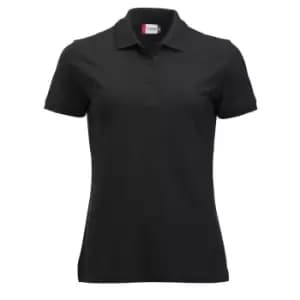 Clique Womens/Ladies Manhattan Polo Shirt (M) (Black)