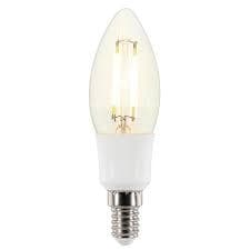 TCP 1 pack Bayonet B22/BC LED 4W 400 Lumens Vintage Candle Filament Bulb
