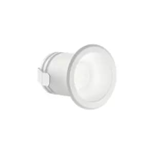 Virus recessed spotlight 1 bulb White aluminum