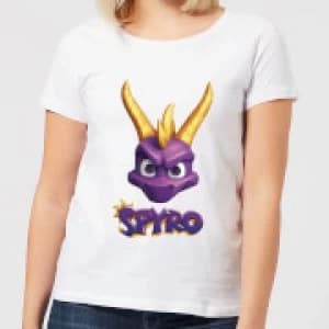 Spyro Face Womens T-Shirt - White - 3XL