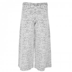 THEORY Henriet Cropped Jacquard Trousers - CREAM/BLACK