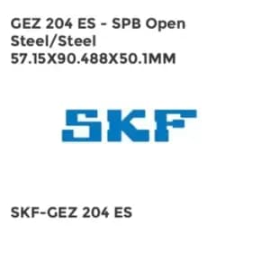 GEZ 204 ES - SPB Open Steel/Steel 57.15X90.488X50.1MM