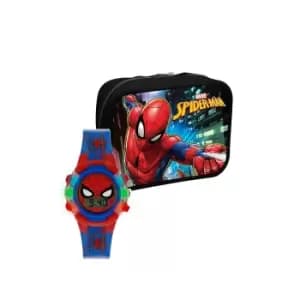 Spiderman Printed Silicone Strap Watch