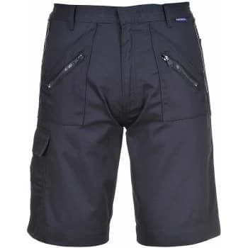 Portwest - S889 - Navy Sz 4XL Action Work Shorts Safety Combat