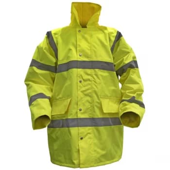 Worksafe 806L Hi-Vis Yellow Motorway Jacket with Quilted Lining - ...