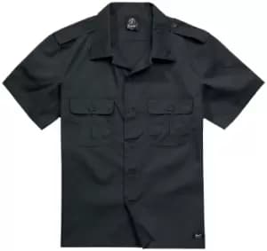 Brandit Ripstop 1/2 Sleeve Short-sleeved Shirt black