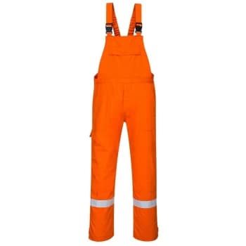 Portwest FR27ORRL - sz L Bizflame Plus Bib and Brace - Orange