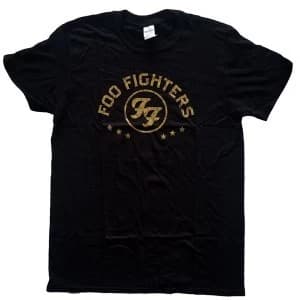 Foo Fighters - Arched Stars Unisex Large T-Shirt - Black