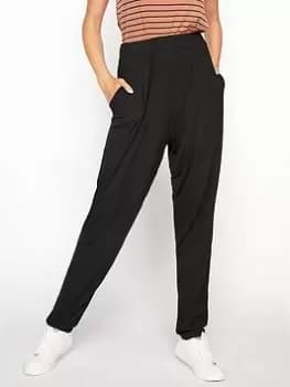 Long Tall Sally Black Harem Trouser, Black, Size 14, Women