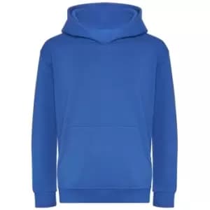 Awdis Childrens/Kids Organic Hoodie (12-13 Years) (Royal Blue)