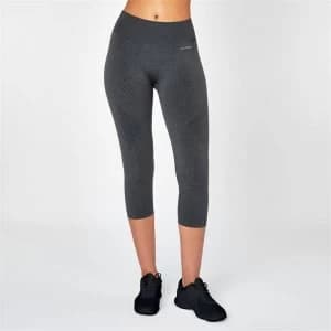 USA Pro Pro Seamless Core Capri - Charcoal Marl