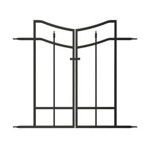 Panacea Steel Arched finials Gate H0.82m W0.47 m