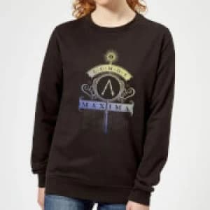 Harry Potter Lumos Maxima Womens Sweatshirt - Black