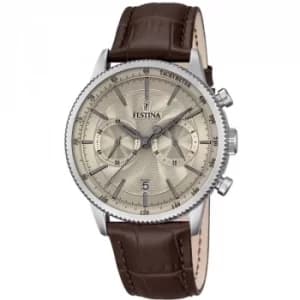 Mens Festina Retro Chronograph Watch