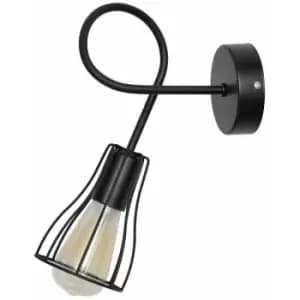 Helam Oxford Wall Lamp Black 10cm