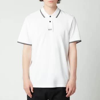 Hugo Boss PChup Polo Shirt White Size M Men