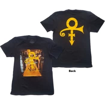 Prince - Love Symbol Unisex Large T-Shirt - Black