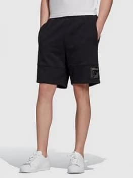 Adidas Originals Spirit 3 Stripe Shorts - Black