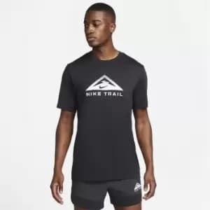 Nike Dri-FIT Trail Running T-Shirt Mens - Black