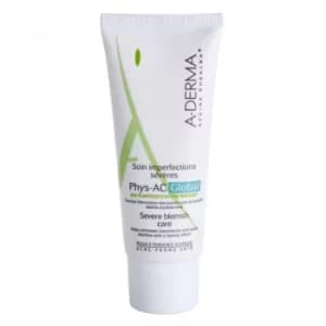 A-Derma Phys-AC Global Complete Care for Problematic Skin, Acne 40ml