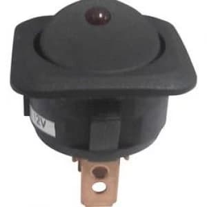 Car toggle switch 12 Vdc 25 A 1 x OffOn latch SCI