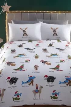Santa Paws Duvet Cover Set