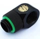 Bitspower G 1/4" 90 Degree IG 1/4" Adapter - Matte Black