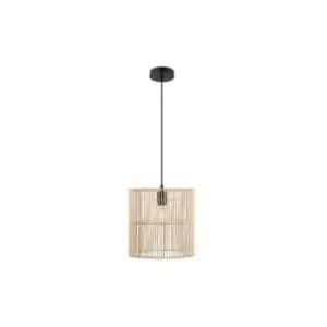 Xanthi Ceiling Pendant Lamp E27 Max 40W Rattan Natrual