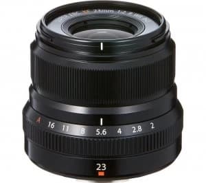 FujiFilm Fujinon XF 23mm f/2.0 R WR Wide-angle Prime Lens