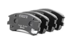 BREMBO Brake pad set MAZDA P 49 032 G2YS3323Z,G2YS3323ZA,G2YS3323ZB G2YS3328Z,GJYE3323ZA,GJYE3323ZB,GJYE3323ZC,GJYE3323ZD,GJYE3323ZE,GJYE3323ZF