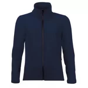 SOLS Womens/Ladies Race Full Zip Water Repellent Softshell Jacket (M) (French Navy)