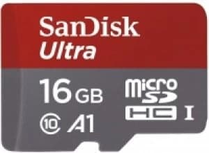 SanDisk Ultra MicroSDHC Memory Card 98MBs Class 10 UHS-I 16GB
