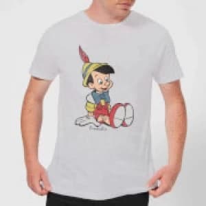 Disney Pinocchio Classic Mens T-Shirt - Grey - 3XL