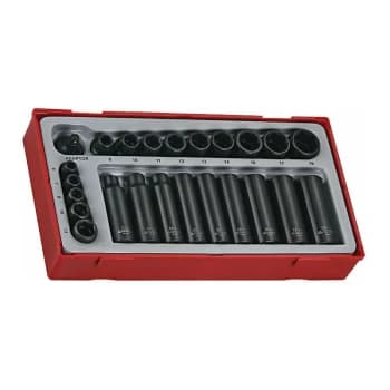 Teng Tools - TT9024 24 Piece 1/4' & 3/8' Drive Impact Socket Set