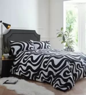 Retro Waves Duvet Cover Set