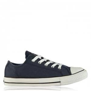 SoulCal Canvas Low Childrens Canvas Shoes - Navy