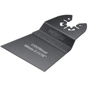 Faithfull Multi-Functional Tool CrV Flush Cut Wood Blade Side Set 68mm