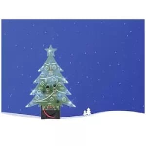Whadda WSSA100B 1 Piece LED Christmas tree Version: Assembly kit 9 V